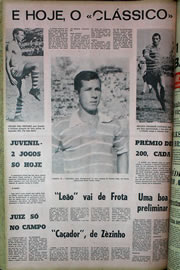 Página do jornal Correio do Ceará de maio de 1970