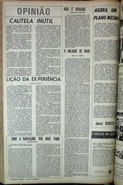 Página do jornal Correio do Ceará de junho de 1970