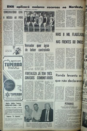 Página do jornal Correio do Ceará de junho de 1970