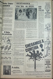 Página do jornal Correio do Ceará de junho de 1970