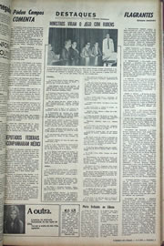 Página do jornal Correio do Ceará de junho de 1970