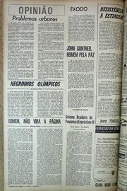 Página do jornal Correio do Ceará de junho de 1970