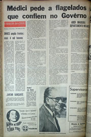 Página do jornal Correio do Ceará de junho de 1970