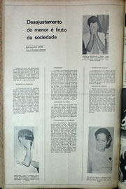 Página do jornal Correio do Ceará de junho de 1970