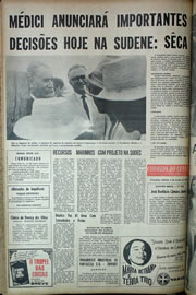 Página do jornal Correio do Ceará de junho de 1970