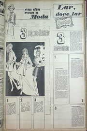Página do jornal Correio do Ceará de junho de 1970