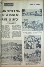 Página do jornal Correio do Ceará de junho de 1970