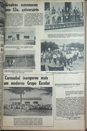 Página do jornal Correio do Ceará de junho de 1970