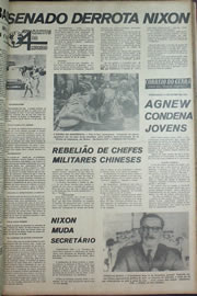 Página do jornal Correio do Ceará de junho de 1970