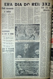 Página do jornal Correio do Ceará de junho de 1970