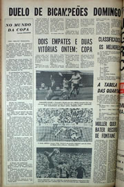 Página do jornal Correio do Ceará de junho de 1970