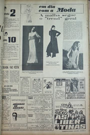 Página do jornal Correio do Ceará de junho de 1970