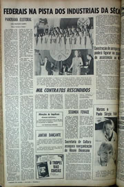 Página do jornal Correio do Ceará de junho de 1970