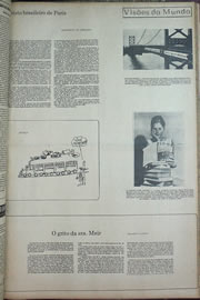 Página do jornal Correio do Ceará de junho de 1970