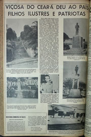 Página do jornal Correio do Ceará de junho de 1970