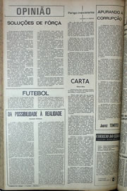 Página do jornal Correio do Ceará de junho de 1970