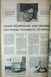 Página do jornal Correio do Ceará de junho de 1970