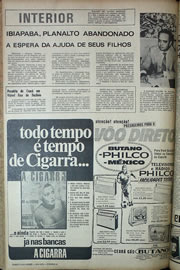 Página do jornal Correio do Ceará de junho de 1970