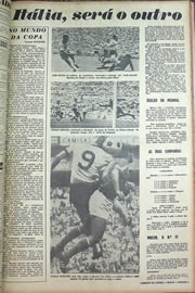 Página do jornal Correio do Ceará de junho de 1970