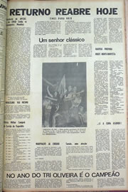 Página do jornal Correio do Ceará de junho de 1970