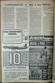 Página do jornal Correio do Ceará de junho de 1970