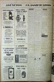 Página do jornal Correio do Ceará de junho de 1970