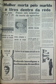 Página do jornal Correio do Ceará de junho de 1970