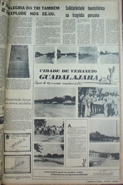 Página do jornal Correio do Ceará de junho de 1970