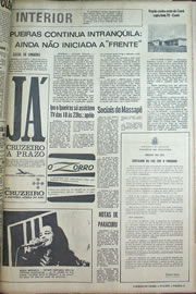 Página do jornal Correio do Ceará de junho de 1970