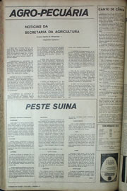 Página do jornal Correio do Ceará de junho de 1970
