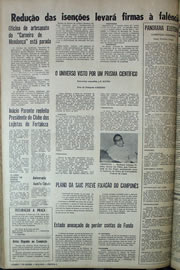 Página do jornal Correio do Ceará de junho de 1970