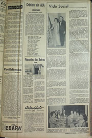 Página do jornal Correio do Ceará de julho de 1970