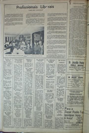 Página do jornal Correio do Ceará de julho de 1970