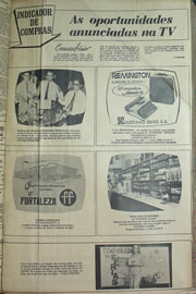 Página do jornal Correio do Ceará de julho de 1970