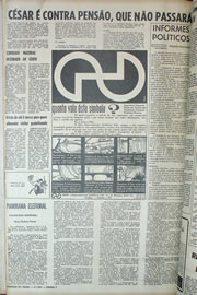 Página do jornal Correio do Ceará de julho de 1970
