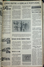Página do jornal Correio do Ceará de julho de 1970