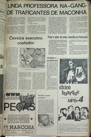 Página do jornal Correio do Ceará de julho de 1970