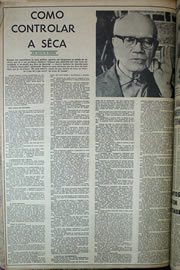 Página do jornal Correio do Ceará de julho de 1970