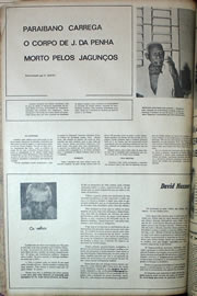 Página do jornal Correio do Ceará de julho de 1970