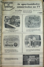 Página do jornal Correio do Ceará de julho de 1970