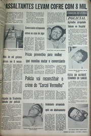 Página do jornal Correio do Ceará de julho de 1970