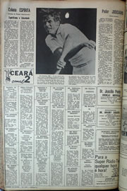 Página do jornal Correio do Ceará de julho de 1970