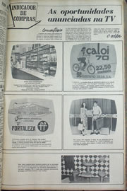 Página do jornal Correio do Ceará de julho de 1970