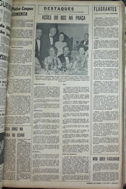 Página do jornal Correio do Ceará de julho de 1970