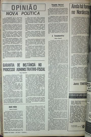 Página do jornal Correio do Ceará de julho de 1970