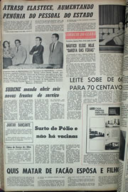 Página do jornal Correio do Ceará de julho de 1970