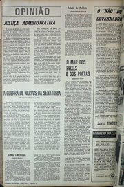 Página do jornal Correio do Ceará de julho de 1970