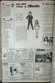 Página do jornal Correio do Ceará de julho de 1970