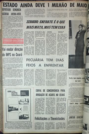 Página do jornal Correio do Ceará de julho de 1970