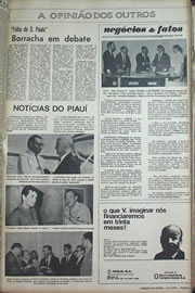 Página do jornal Correio do Ceará de julho de 1970